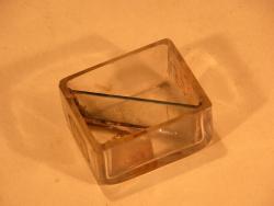 Cassettina di cristallo per la rifrazione